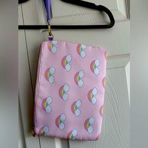 Stoney Clover Lane x Target Pink Rainbow Cloud Pouch/Wristlet